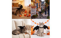 Pet Vampire Wings Easy to Wear Vampire Wings Costume with Straps Cosplay Accessory Cute for Pets, Photoshoots