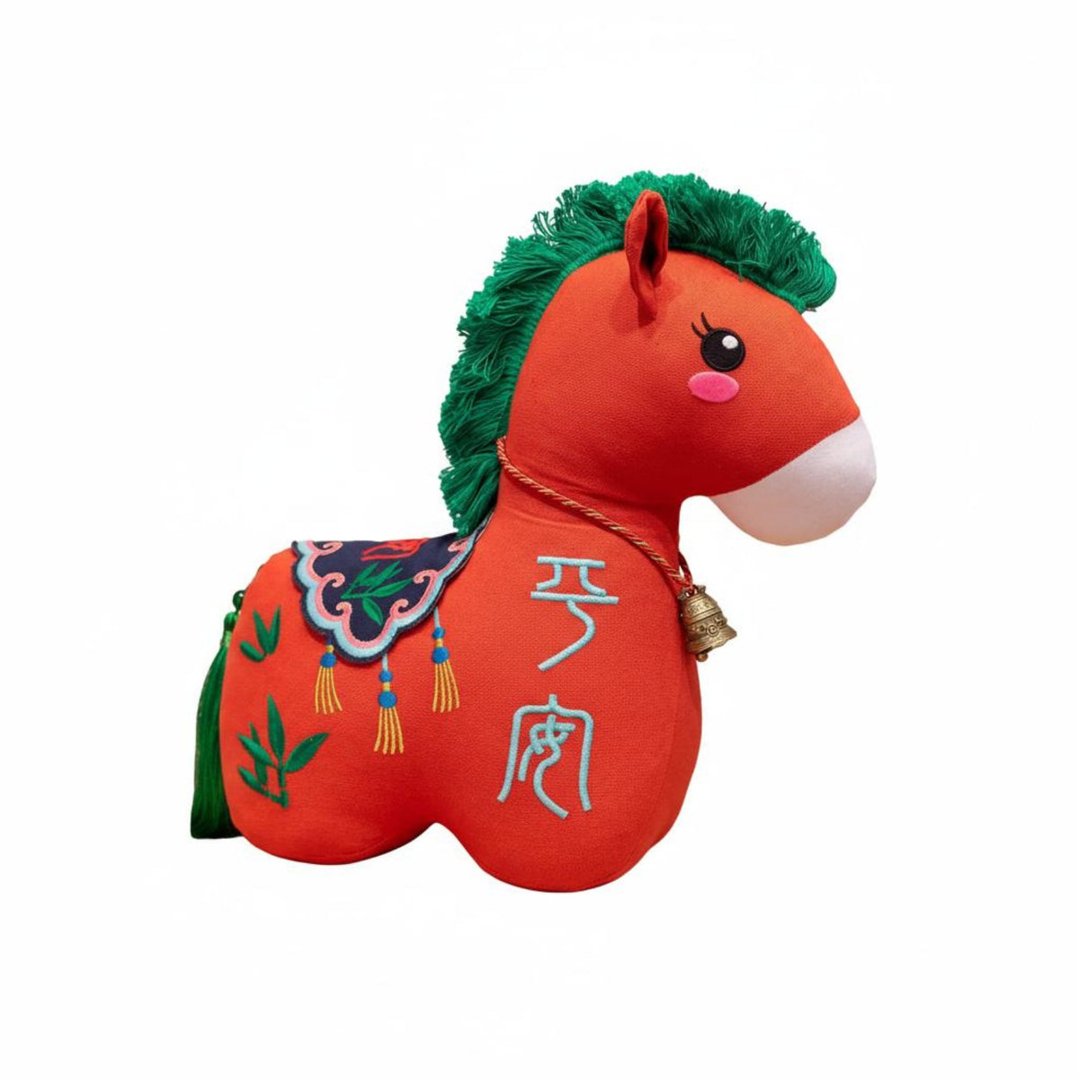 Year of the Horse Symbol Doll Good Luck Symbol Year of the Horse Stuffed Ie Blessing Souvenir Festive Atmosphere