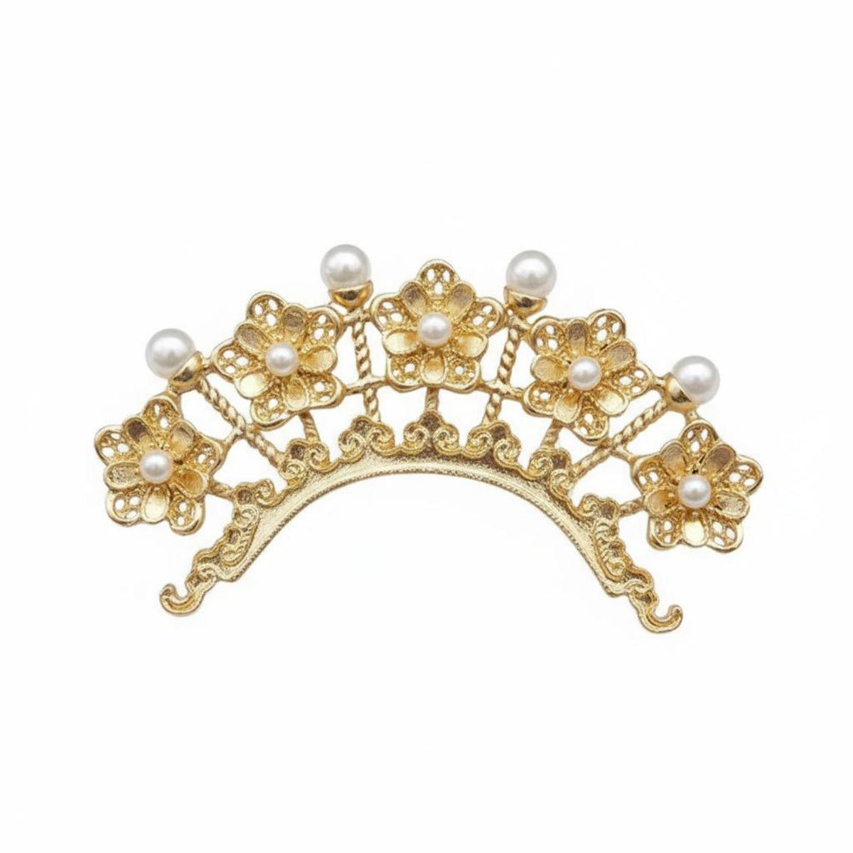 Traditional Chinese Attire Hair Accessory Retro Traditional Chinese Attire Hair Crown Chinese Design Headdress Elegant Design