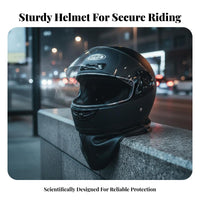 Full Face Helmet Four-Season Helmet Ear Protection Guarding Gear for Women, Adults, Daily Commuting, Winter Riding, Outdoor Travel
