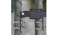 Chain Link Fence Gate Latch Rust Resistant Chain Fence Gate Latch Padlock Hole for Outdoor