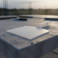 Thickened Design Plastic Plastering Hawk Lightweight Handheld Mortar Board Long-Lasting Plastic Mud Hawk Non-Slip Grip for Plasterers, Masons, DIY Enthusiasts, Home Renovation
