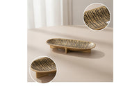 Oval Serving Tray Low-Profile Oval Display Tray Decorative for Refreshment Area