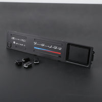 Air Conditioning Panel Cover with Buttons Scratch-Resistant Air Conditioning Control Panel Cover Black for DIY Mechanics