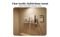 Transparent Surfacemounted Rack Damagecostless Mounting Installation Transparent Picture Shelf Easy to Install Adaptable Use