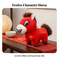 Year of the Horse Symbol Doll Good Luck Good Fortune Symbol Chinese Astrological Horse Doll Vernal Holiday Fortunate Decoration