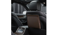 PU Leather Vehicle Trash Bin Easy Installation Vehicle Garbage Bin Universal Fit Hanging Car Garbage Bag for Road Trips