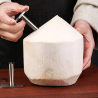 Coconut Opener Tool Reusable Coconut Opener Kitchen Utensil Comfortable Grip Portable for Restaurants, Picnics
