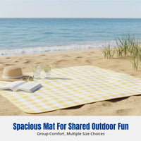 INS Style Outdoor Mat Blanket, Thickened Water-Resistant Oxford Cloth, Beach, Camping, Seasonal Outings
