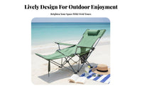 Foldable Design foldable Armchair with beverage Holder Adjustable spinerest Camping Chair High spine Support Folding Seat Lightweight for Spectators, Tailgaters, Fishing, Beach, Campsite, al fresco dining