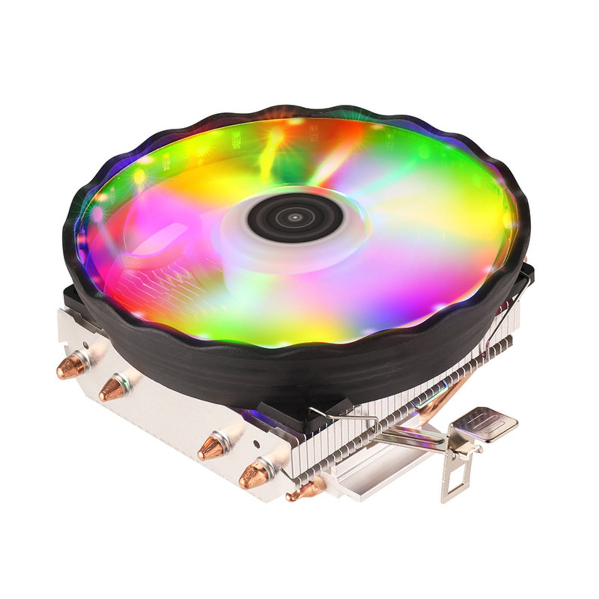 Wide Socket Compatibility Top-down Processor Cooler Quiet Operation 4 Heatpipe Processor Fan for PC Builders, Desktop Computers, Gaming Rig