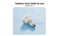 Heavy Duty 1/4 Inch Quick Connect Nozzle Rust Proof Stainless Steel Spray Tip Easy Installation for Car Detailers, Driveway Cleaning