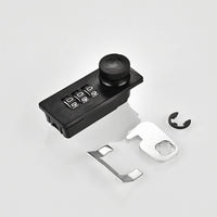 Cabinet Lock with Rotating Knob Slim Mechanical Combination Lock Coded Rotary for Cabinets, Drawers