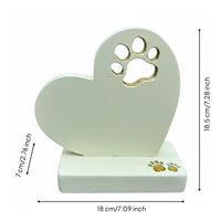 Dog Grave Marker Photo Tribute Pet Remembrance Plaque Easy to Place Dog Tombstone