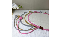 Scratch Resistant Braided Rope Cat Bed with Toy Long-Lasting Cat Bed with Toy Ball Cooling 2-in-1 Design for Cats, Kittens, Small Dogs, Summer, Hot Weather