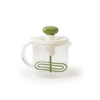Transparent Stirring Cup with Filter Mesh Compact Manual Press Stirring Cup for Baking