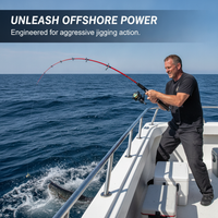 Offshore Carbon Solid Tip Slow Jigging Rod for Small Boats