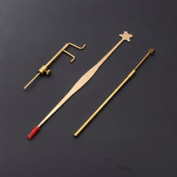 3 Pieces Sound Post Tool Kit with Gauge Sound Post Tool Set Rust-Resistant Lutherie Tools for Workshop