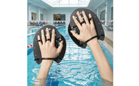 Contoured Swim Training Hand Paddles Adjustable Swimming Hand Paddles Long-Lasting Gear High-Performance for Swimmers