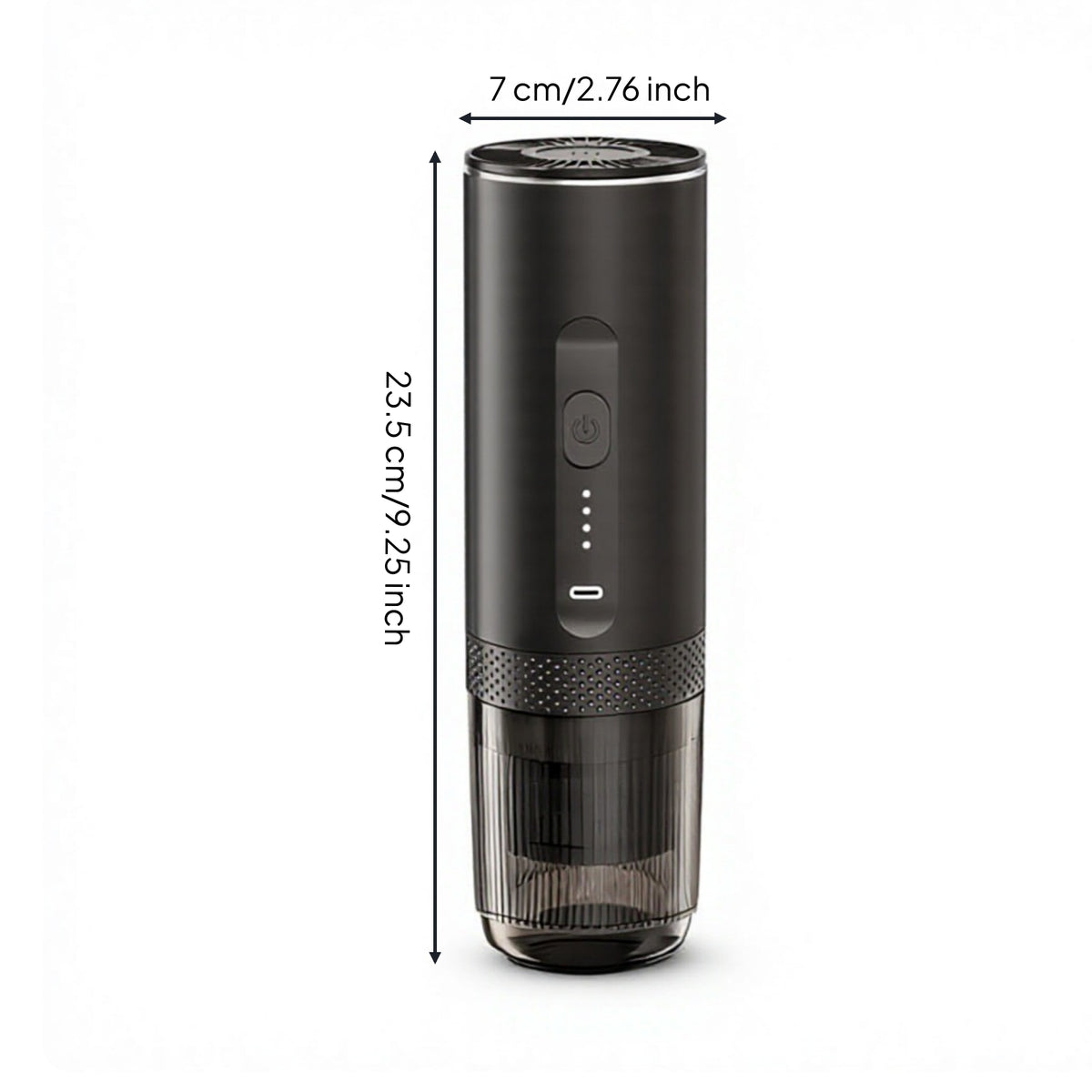 20 Bar Pressure Portable Espresso Maker Rechargeable Battery Portable Espresso Machine Transparent Container Kitchen Appliance
