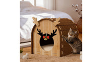 Cat Scratching Lounge Curved Cat Scratcher Bed Compact Pet Furniture for Kittens