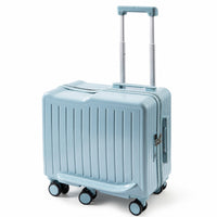 Sit-on Suitcase Hardshell Sit-on Luggage Suitcase with Wheels Hard-Shell Trolley Case 6-Wheel for Children, Travel, Airport