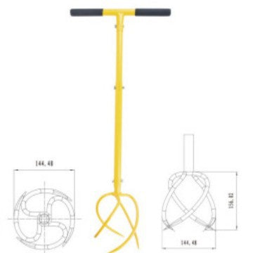 Multifunctional Garden Rake with Soil Aerator and Hole Puncher