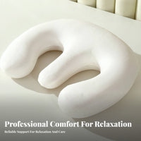 Memory Foam Chest Pillow Removable Washable Cover Massage Table Breast Cushion Pressure Relief women's Breast Support Cushion for Beauty Salons, Spas