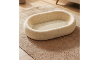 Oval Cat Scratcher Bed Soft Scratching Board Comfortable for Small Pets
