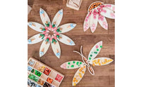 Petals Block Set Low Structure Wooden Petals Blocks Imagination Building Stacking Flower Pieces for Preschoolers, Kids, Classroom