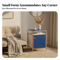 Minimalist Design Cylindrical Frame Cabinet Easy to Clean Nightstand Sturdy Construction Storage Furniture Versatile for Apartment Dwellers, Young Adults, Homeowners, Bedroom, Dorm Room, Hallway, Bathroom