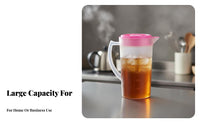 Large Capacity Pitcher Heat Resistant Cold Brew Tea Pitcher Large Capacity Water Jug for Restaurant, Cafes, Restaurants, Parties