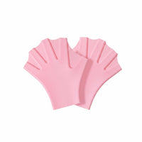 2 Pieces Lightweight Swimming Hand Paddle Glove Comfortable Silicone Hand Paddle Portable Pool Training Glove Water Resistance for Children, Adults