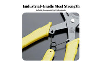 2 in 1 Design Internal External Retaining Loop Pliers Industrial Grade Circlip Pliers Carbon Steel for Mechanics, DIY Enthusiasts, Workshop