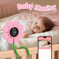 Wireless WiFi Remote HD Baby Monitor with Two-Way Audio and Cry Detection