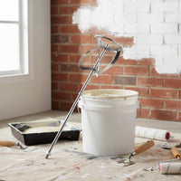 Efficient Mixing Cement Mixer Paddle Heavy Duty Power Tool Accessory Long-Lasting Construction for Workshop