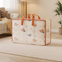 Heavy Duty Moving Bags, Extra Thick Transparent Storage Bags, Under Bed Storage for Clothing and Bedding, 35-60L