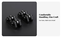 2 Pieces Double-Wheel Design Pool Cue Straightness Checker Effortless Rolling Billiard Cue Straightness Checker Quick and Accurate