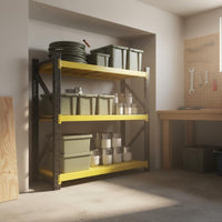Sturdy Duty Storage Shelf Easy Assembly Multi-Tier Metal Rack for Stockroom