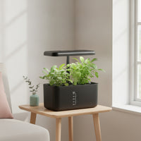 Full-Spectrum 10-Pod Hydroponics Growing System Intelligent Hydroponic Planter with Grow Light Compact Indoor Garden with LED Grow Light spaceSaving for Apartment Dwellers, Beginners, Kitchen, Countertop, Office