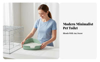 Small Creature Corner Toilet Detachable Mesh Triangle Pet Potty Triangle Potty Guide Removable Grate Corner Litter Box Sturdy