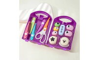 Easy to Use Craft Punch and Scissors Kit Portable Paper Craft Kit with Storage Case Compact Paper Punch Set with Storage Case Hard-Shell for Crafters, Journaling Enthusiasts, Students, Scrapbooking, Card Making, Classroom Projects