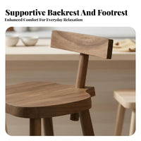 Bar Stool with Spinerest Modern Minimalist Design Counter Chair Sturdy Base Easy to Assemble for Householders, Kitchen Island