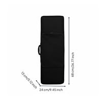 Waterproof Violin Case Large Capacity Rectangle Violin Case Two Shoulder Straps Musical Accessory for Students, Beginners, Class, Exam
