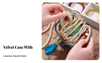Portable Jewelry Storage Bag Compact Multi-Layer Jewelry Organizer Large Capacity Portable Bracelet Holder for Jet-Setters, Daily Use, Gifting