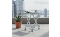 Aluminum Folding Stool Sturdy Portable Camping Stool Wear-Resistant Compact Folding Chair for Beach