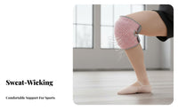 Dance Knee Pads Anti-Collision Thick Sponge Knee Protectors Shock Absorption Sheltering Wear for Children, Stretching Exercises Practitioners, Dancing