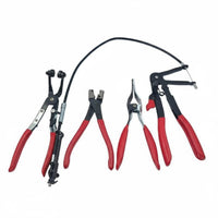 4 Pieces Car Water Pipe Clamp Kit Locking Mechanism Hose Clamp Plier Set