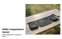 Plastic Buckle Three-Pocket Apron Polyester Storage Apron Easy to Clean Adjustable Waist Pouch Lightweight