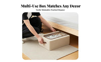 Transparent Shoe Container Space-Saving Organizer Box Stackable for Under Bed